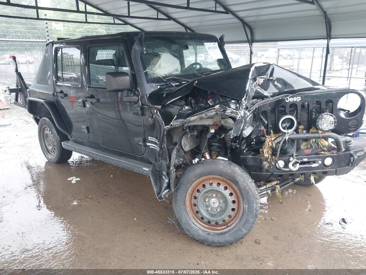 1J4BA3H18AL****** · 2010 JEEP WRANGLER UNLIMITED SPORT