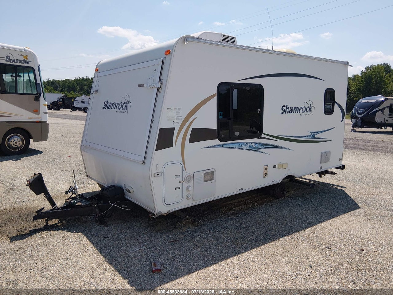4X4TFL713DD****** · 2013 FOREST RIVER SHAMROCK · 2/10