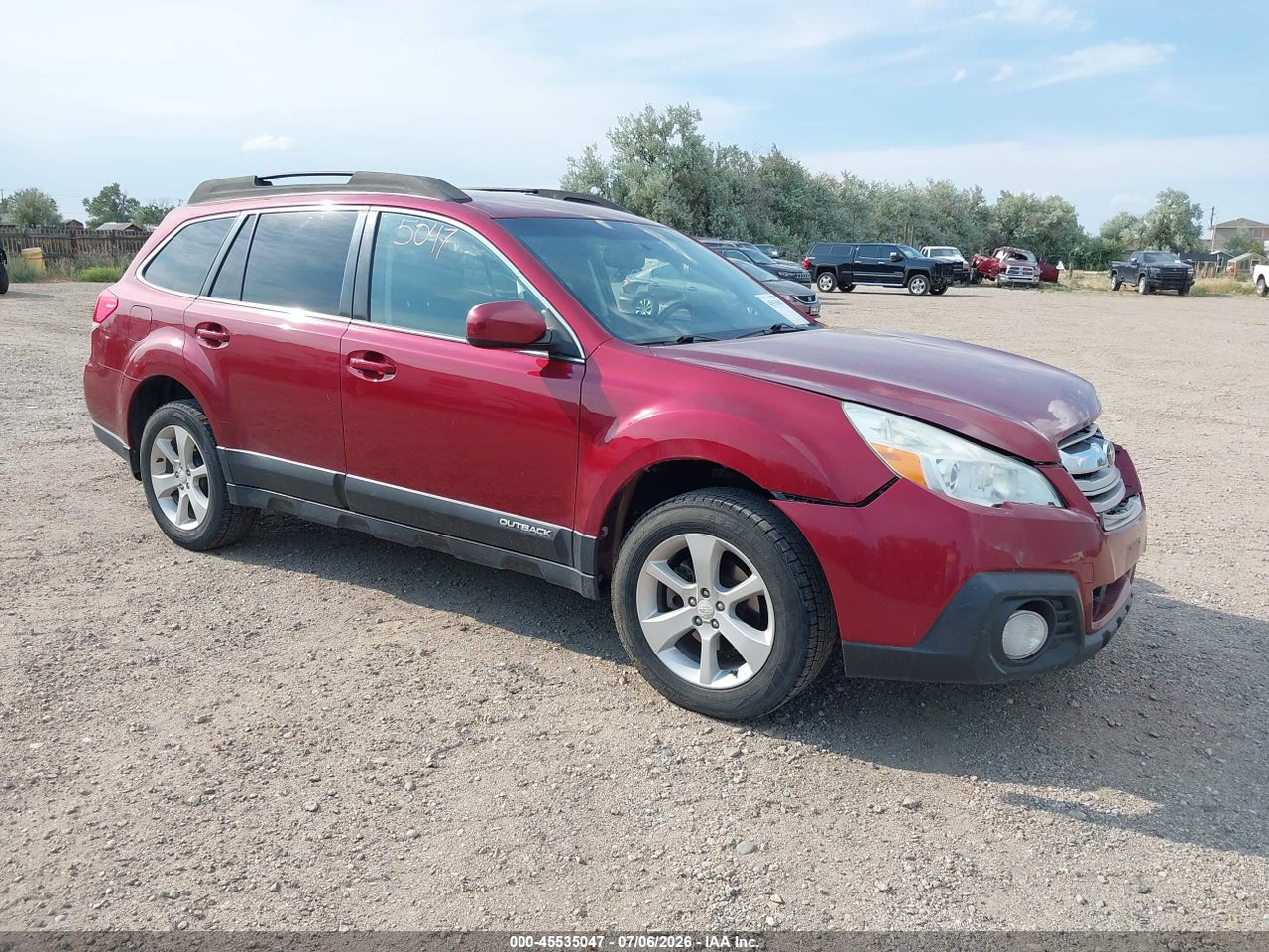 4S4BRCGC3D3****** · 2013 SUBARU OUTBACK 2.5I PREMIUM