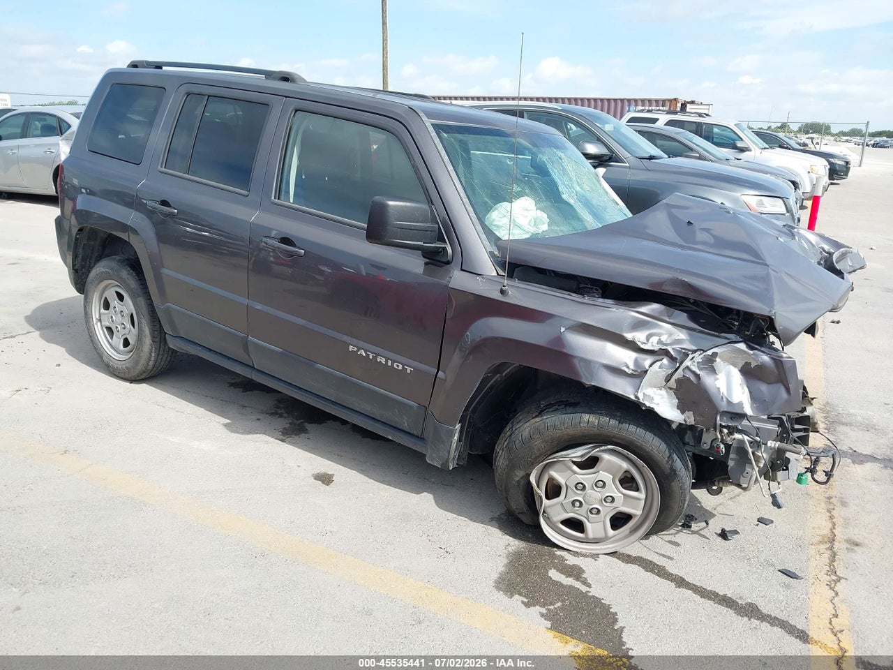 1C4NJPBB7FD****** · 2015 JEEP PATRIOT SPORT