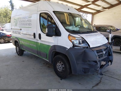 3C6TRVCG7JE****** · 2018 RAM PROMASTER 2500 HIGH ROOF 136 WB