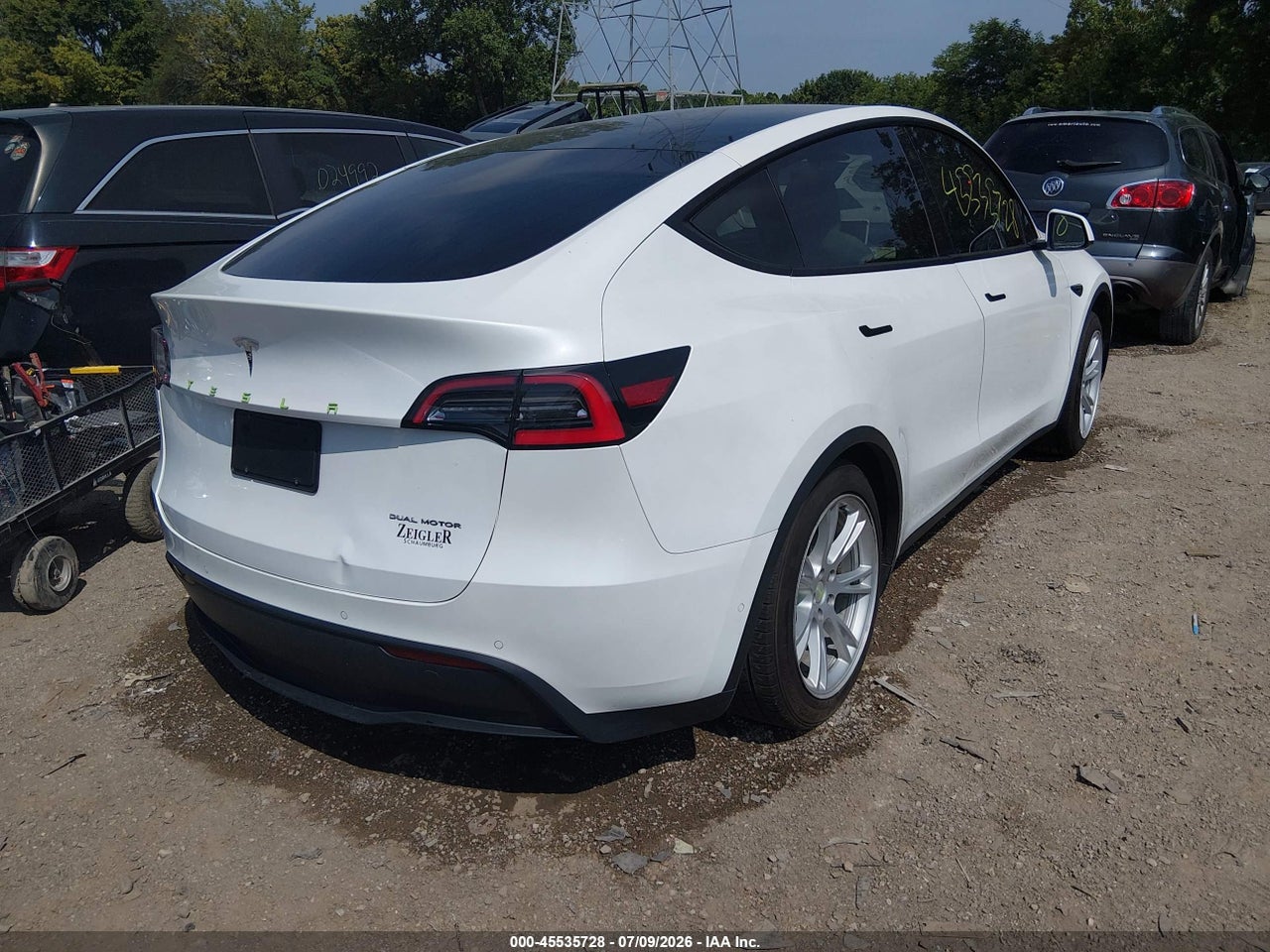 2021 TESLA MODEL Y LONG RANGE DUAL MOTOR ALL-WHEEL DRIVE · 4/11