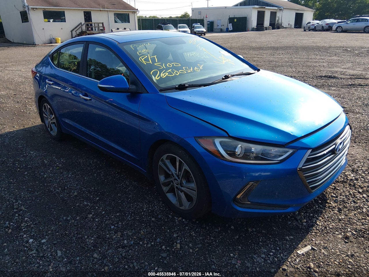5NPD84LF5HH****** · 2017 HYUNDAI ELANTRA LIMITED