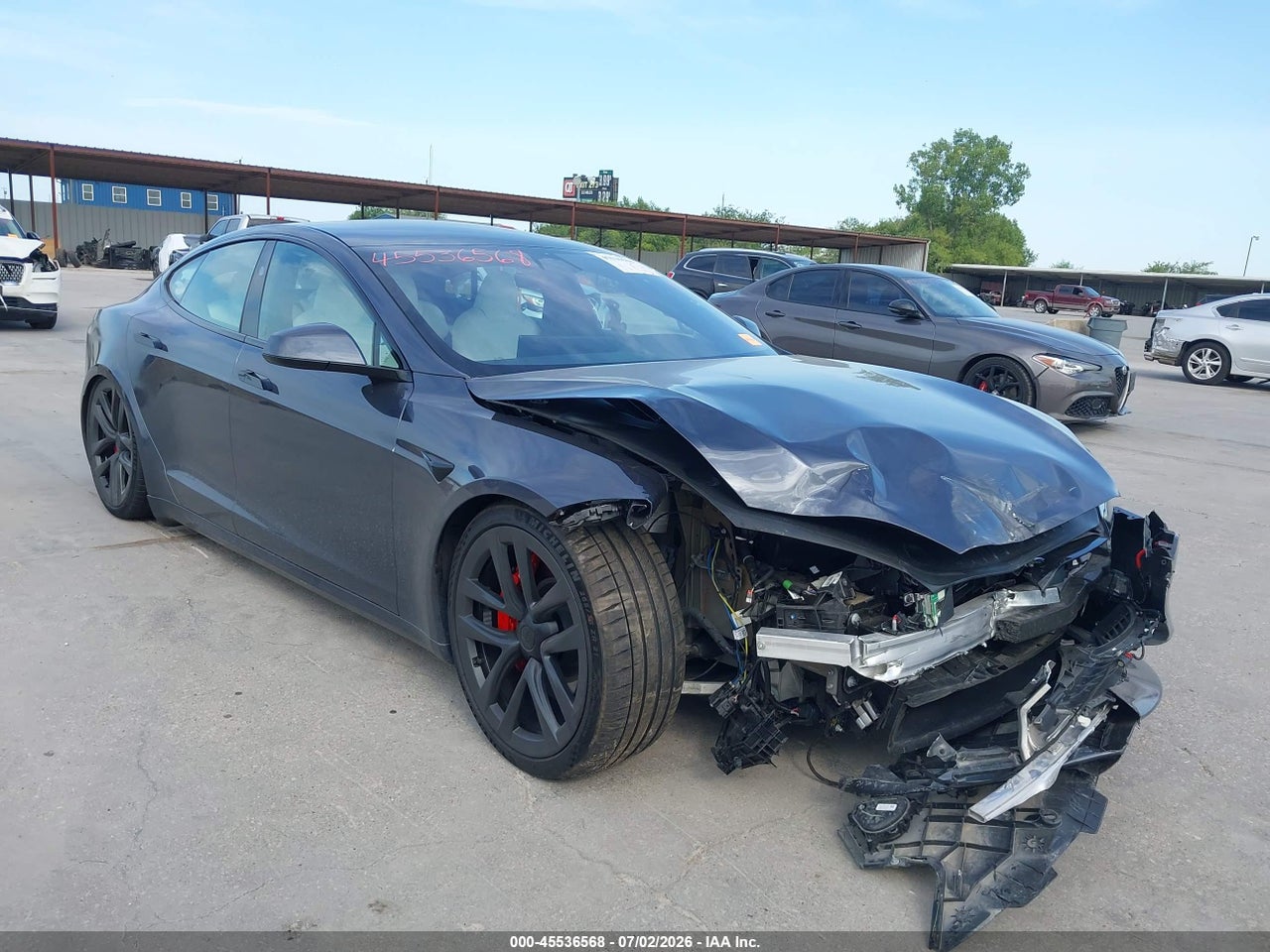 5YJSA1E69PF****** · 2023 TESLA MODEL S PLAID TRI MOTOR ALL-WHEEL DRIVE