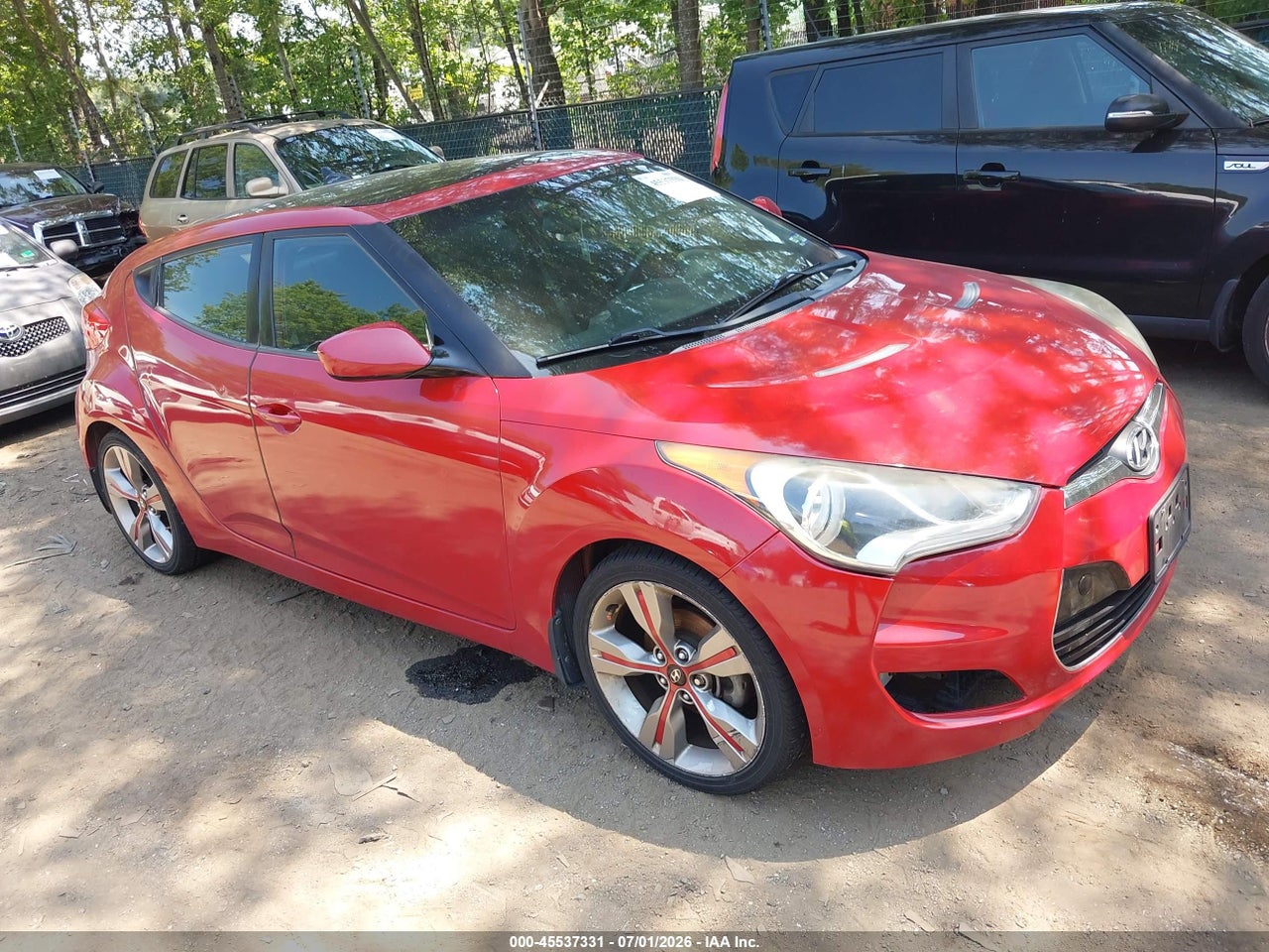 KMHTC6ADXDU****** · 2013 HYUNDAI VELOSTER BASE W/BLACK