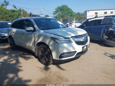 5FRYD4H21GB****** · 2016 ACURA MDX ACURAWATCH PLUS PACKAGE