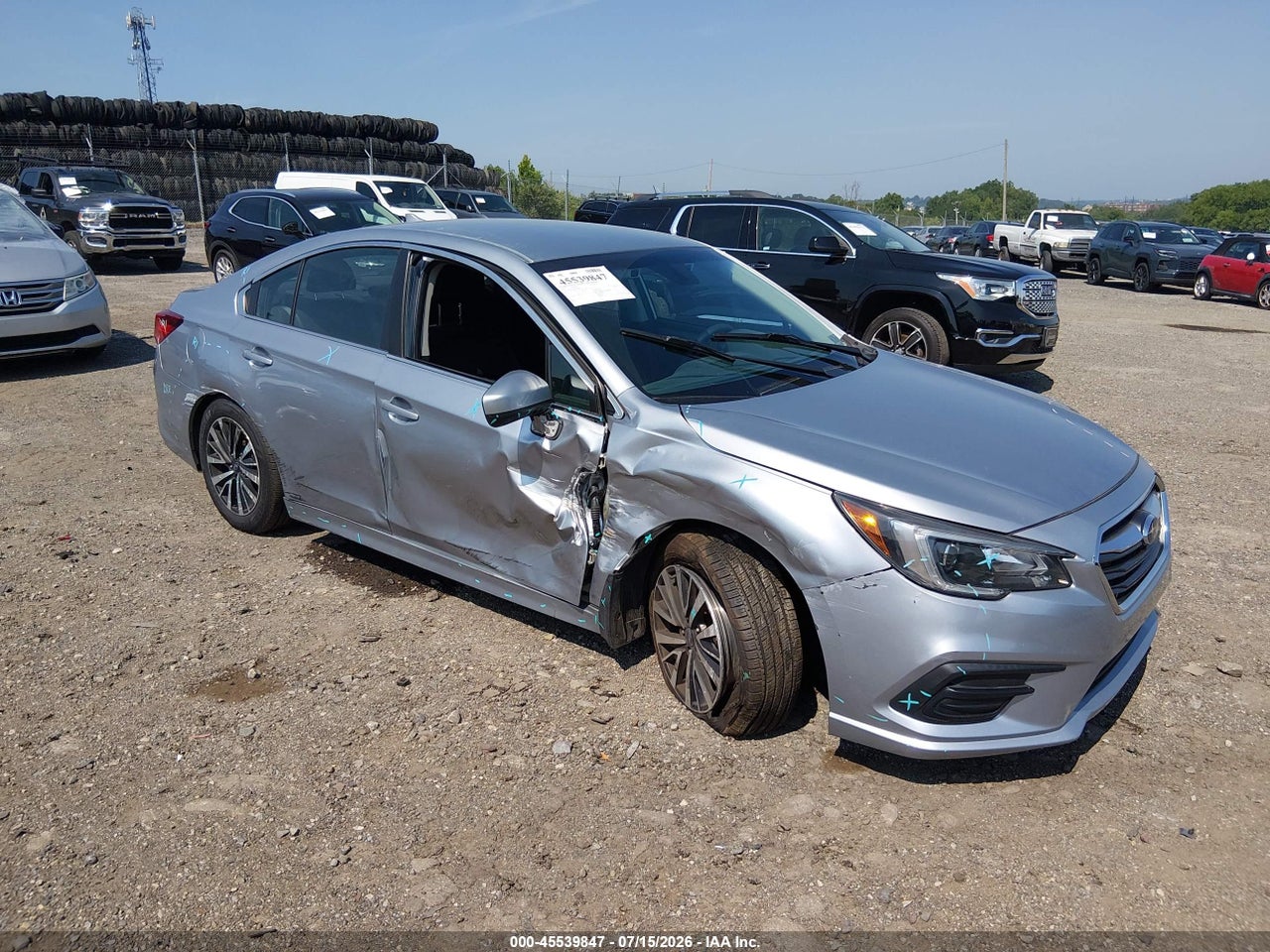 4S3BNAF66K3****** · 2019 SUBARU LEGACY 2.5I PREMIUM