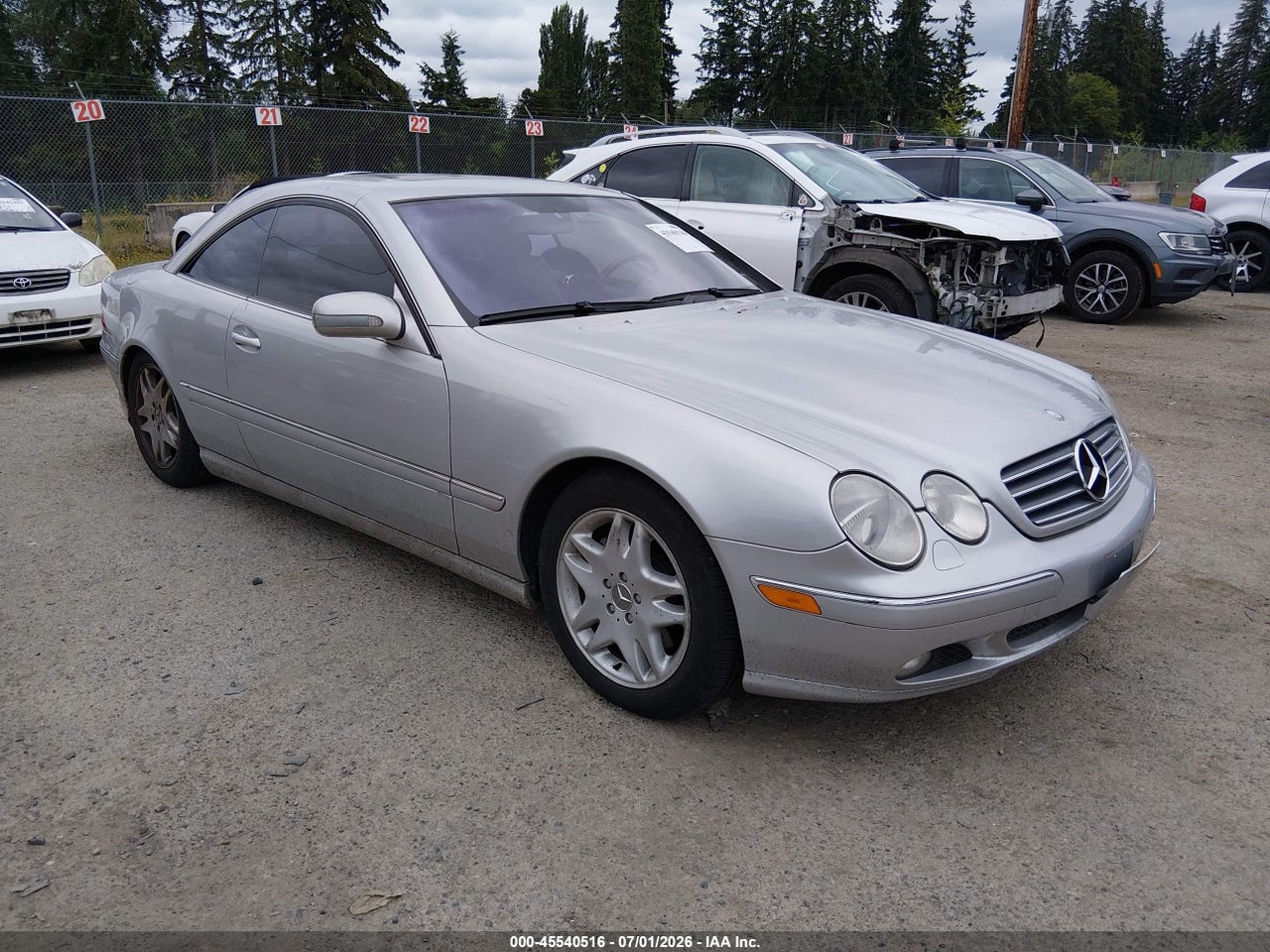 WDBPJ75J62A****** · 2002 MERCEDES-BENZ CL 500