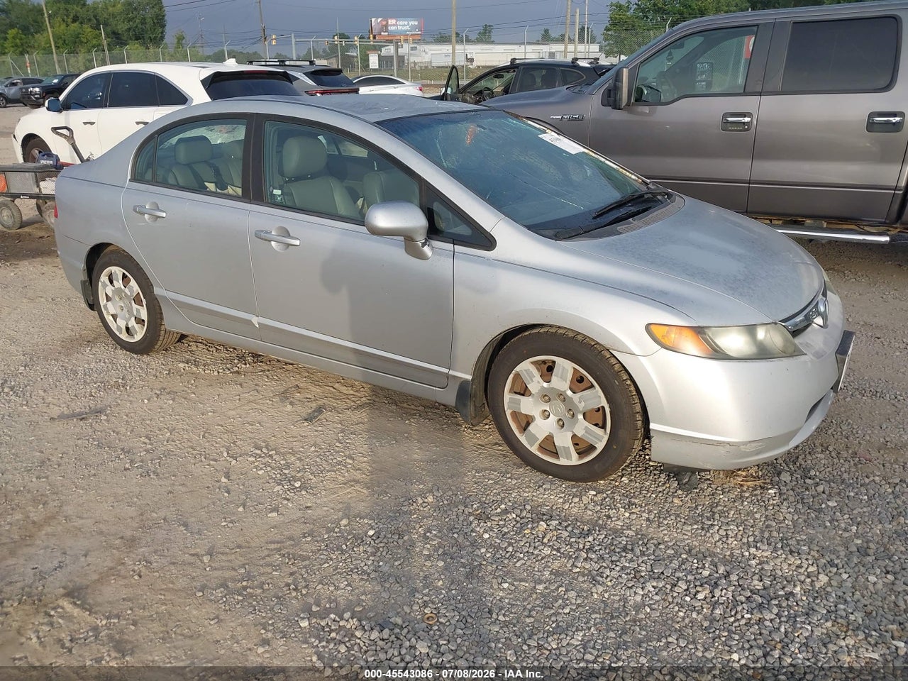 1HGFA16538L****** · 2008 HONDA CIVIC LX