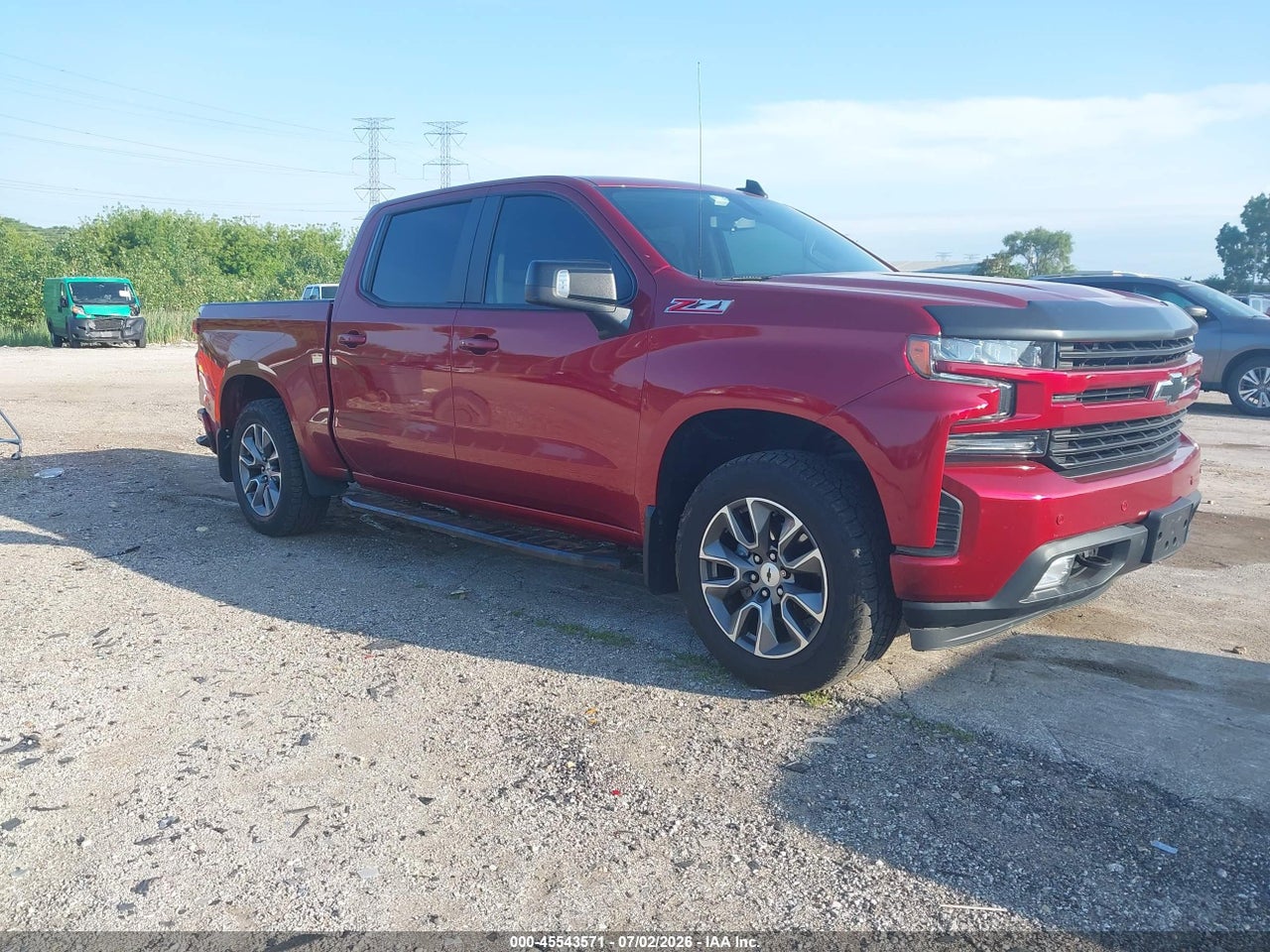 1GCUYEED0MZ****** · 2021 CHEVROLET SILVERADO 1500 4WD  SHORT BED RST