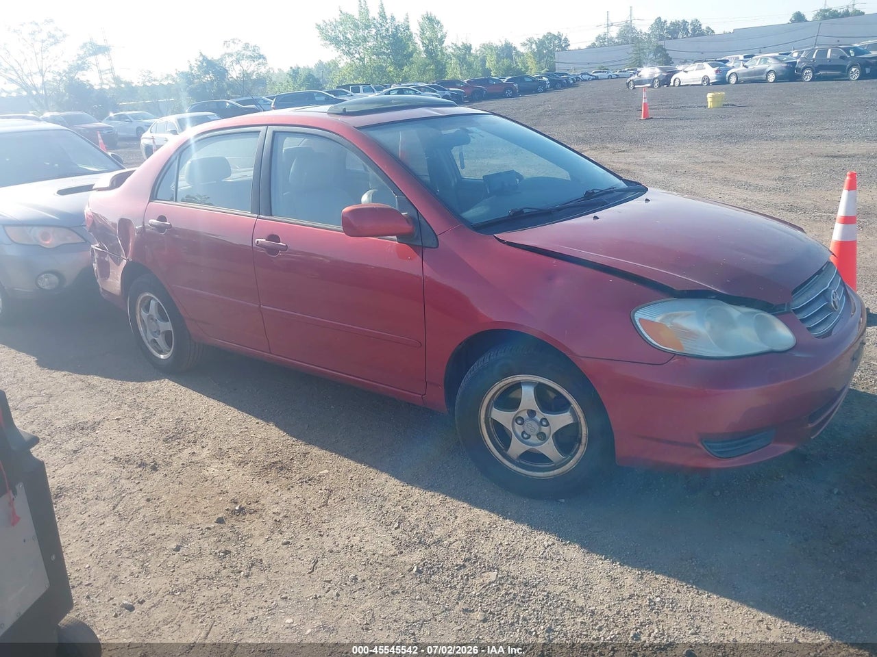 1NXBR32E73Z****** · 2003 TOYOTA COROLLA LE