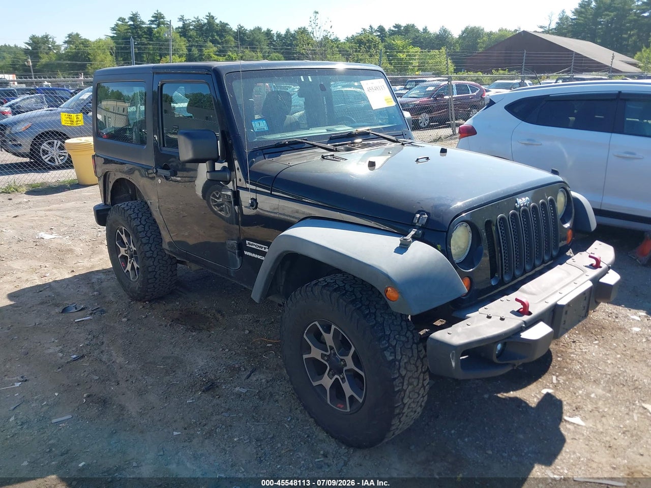 1C4AJWAG0CL****** · 2012 JEEP WRANGLER SPORT