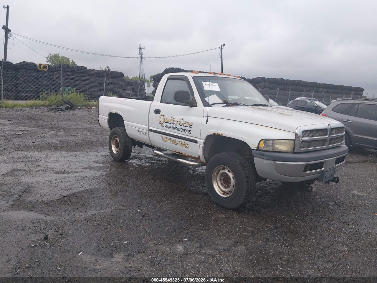 3B7KF26621M****** · 2001 DODGE RAM 2500 ST