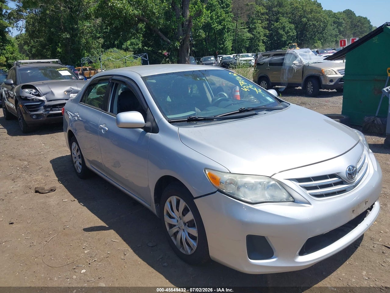 2T1BU4EE9DC****** · 2013 TOYOTA COROLLA LE