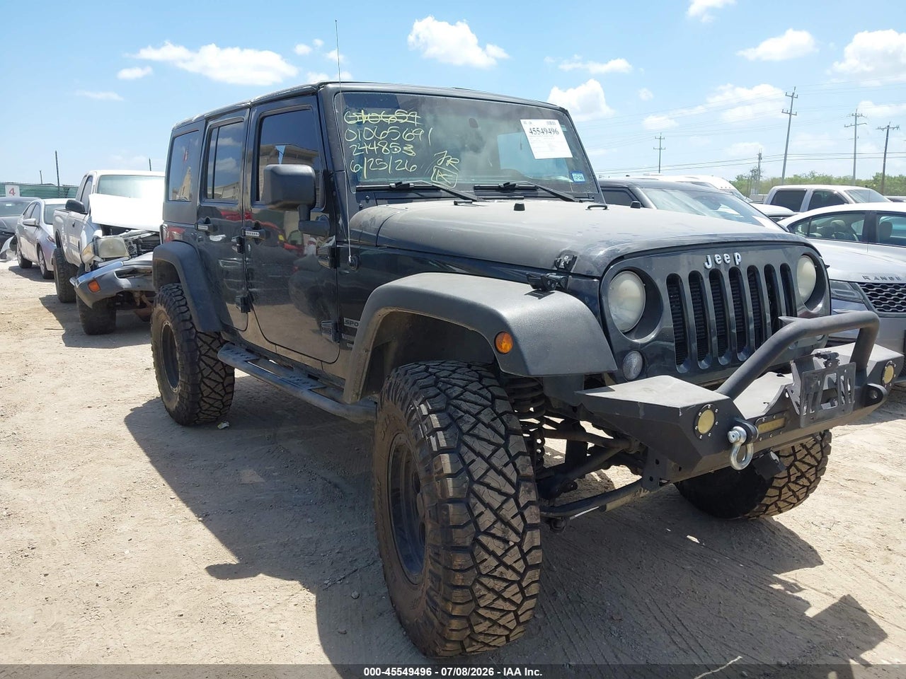 1C4BJWDG2EL****** · 2014 JEEP WRANGLER UNLIMITED SPORT