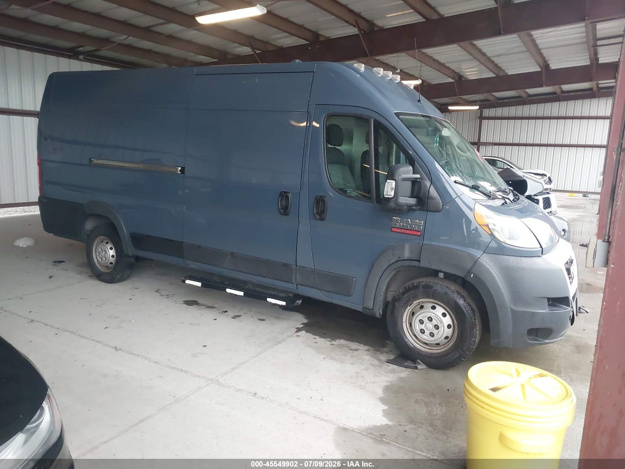 3C6URVJG9KE****** · 2019 RAM PROMASTER 3500 CARGO VAN HIGH ROOF 159 WB EXT