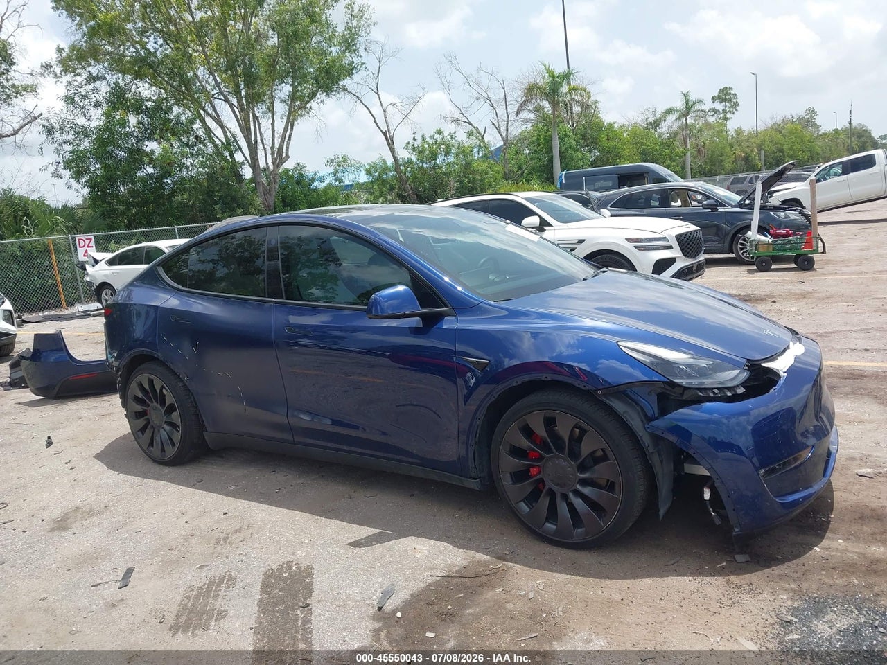 7SAYGDEF1NF****** · 2022 TESLA MODEL Y PERFORMANCE DUAL MOTOR ALL-WHEEL DRIVE