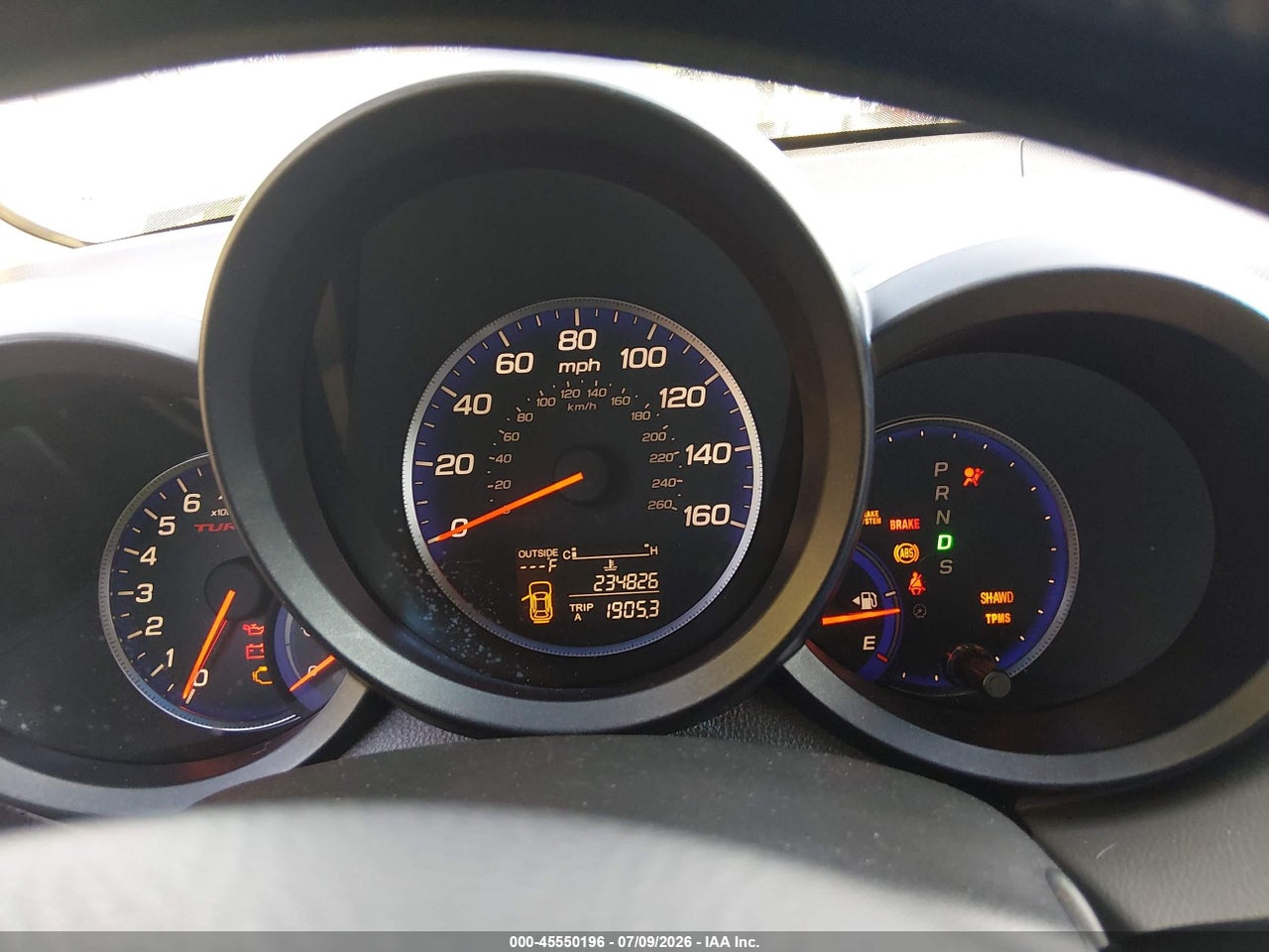 5J8TB18227A****** · 2007 ACURA RDX   · 7/11