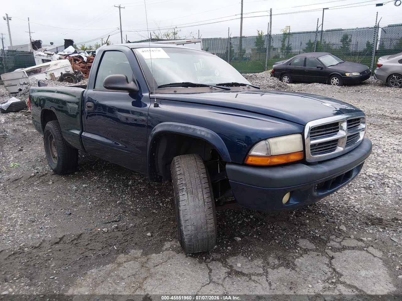 1D7GG36K84S****** · 2004 DODGE DAKOTA SPORT