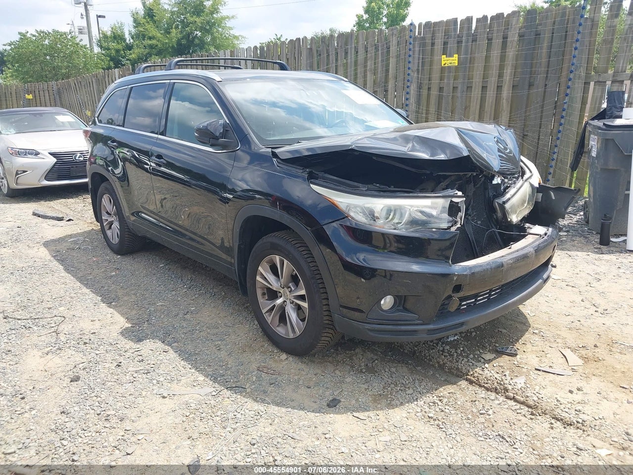 5TDJKRFH7FS****** · 2015 TOYOTA HIGHLANDER XLE V6