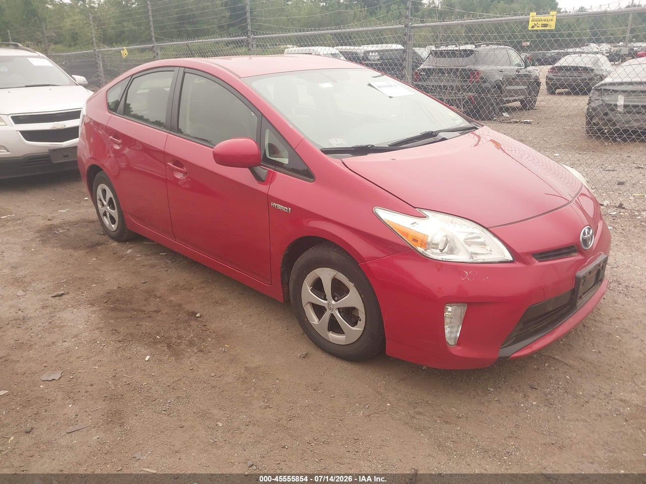 JTDKN3DU4E0****** · 2014 TOYOTA PRIUS FOUR
