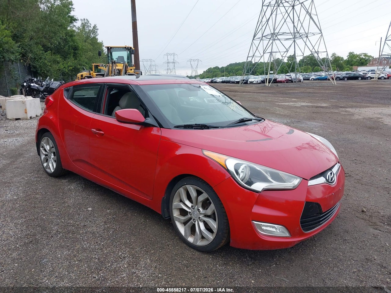 KMHTC6AD5DU****** · 2013 HYUNDAI VELOSTER BASE W/GRAY