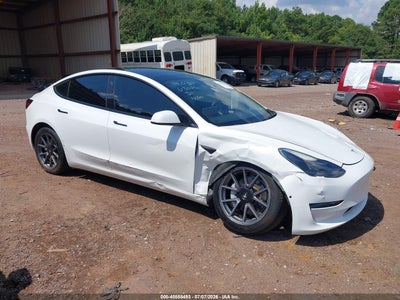 5YJ3E1EA3NF****** · 2022 TESLA MODEL 3 REAR-WHEEL DRIVE