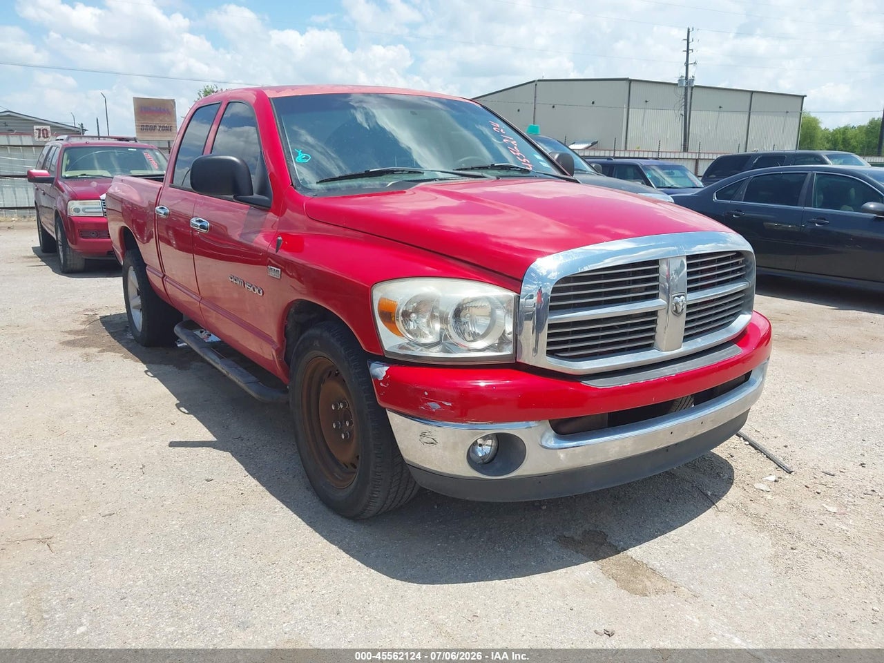 1D7HA182X7S****** · 2007 DODGE RAM 1500 SLT