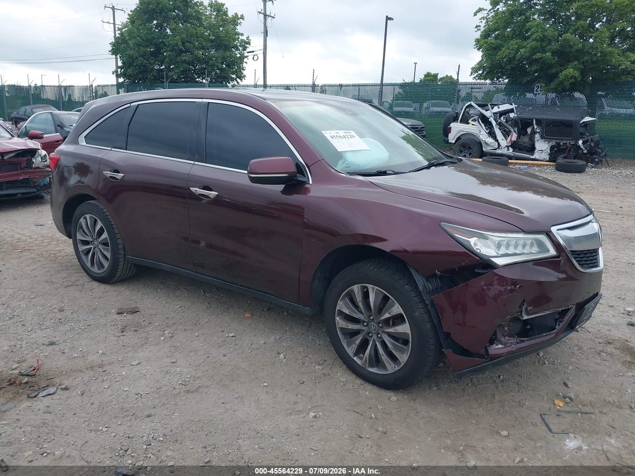 5FRYD4H48GB****** · 2016 ACURA MDX TECHNOLOGY   ACURAWATCH PLUS PACKAGES/TECHNOLOGY PACKAGE
