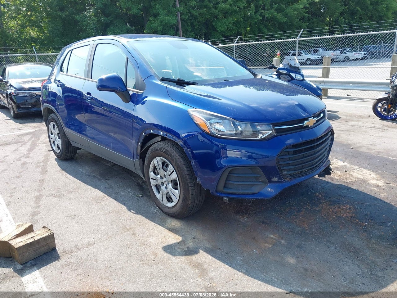 3GNCJKSB1HL****** · 2017 CHEVROLET TRAX LS