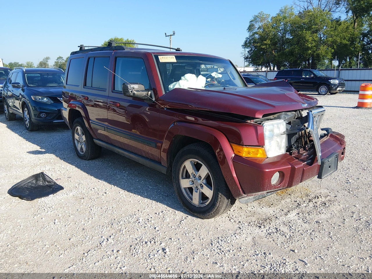 1J8HG48P07C****** · 2007 JEEP COMMANDER SPORT