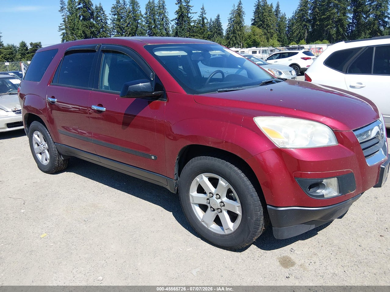 5GZEV137X7J****** · 2007 SATURN OUTLOOK XE