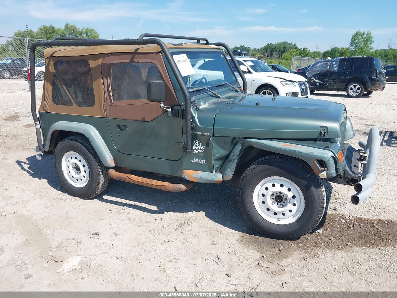 1J4FY29P2XP****** · 1999 JEEP WRANGLER SE