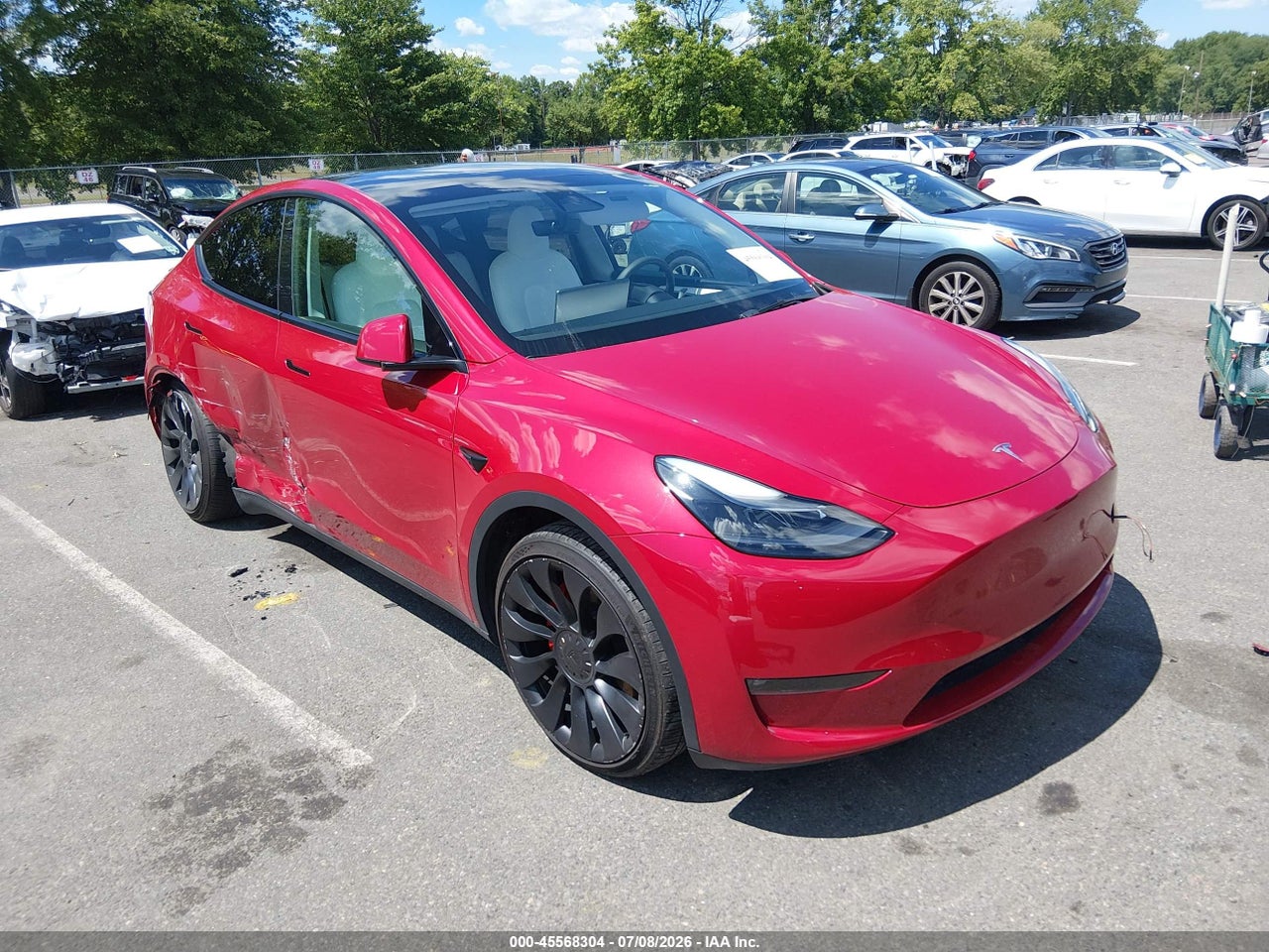 7SAYGDEF3PF****** · 2023 TESLA MODEL Y PERFORMANCE DUAL MOTOR ALL-WHEEL DRIVE