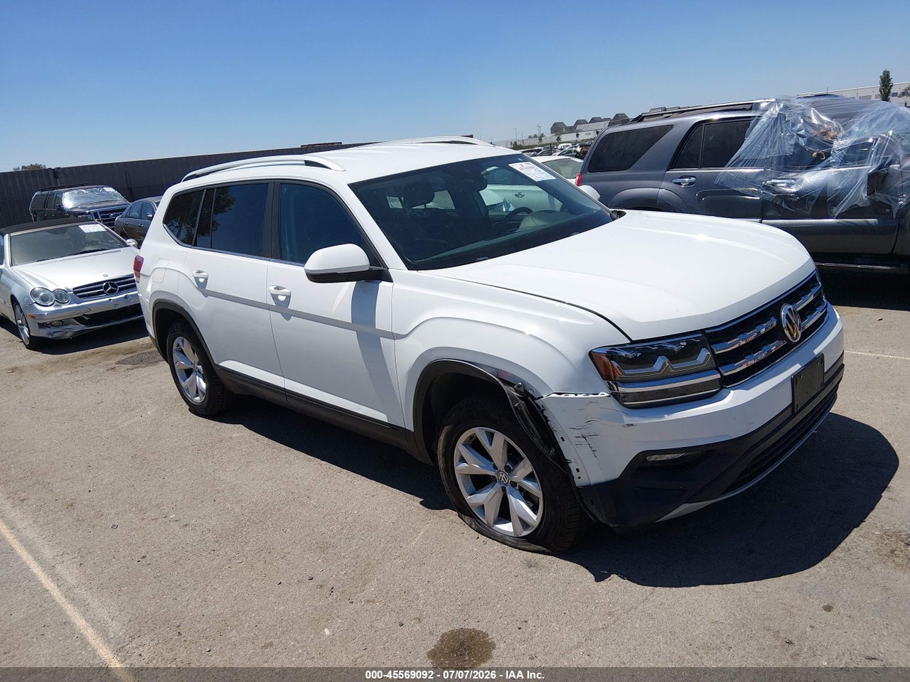 1V2DR2CA5JC****** · 2018 VOLKSWAGEN ATLAS 3.6L V6 SE/3.6L V6 SE W/TECHNOLOGY