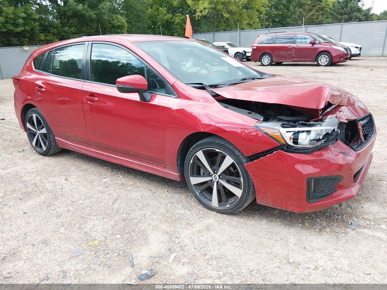4S3GTAK67H3****** · 2017 SUBARU IMPREZA 2.0I SPORT