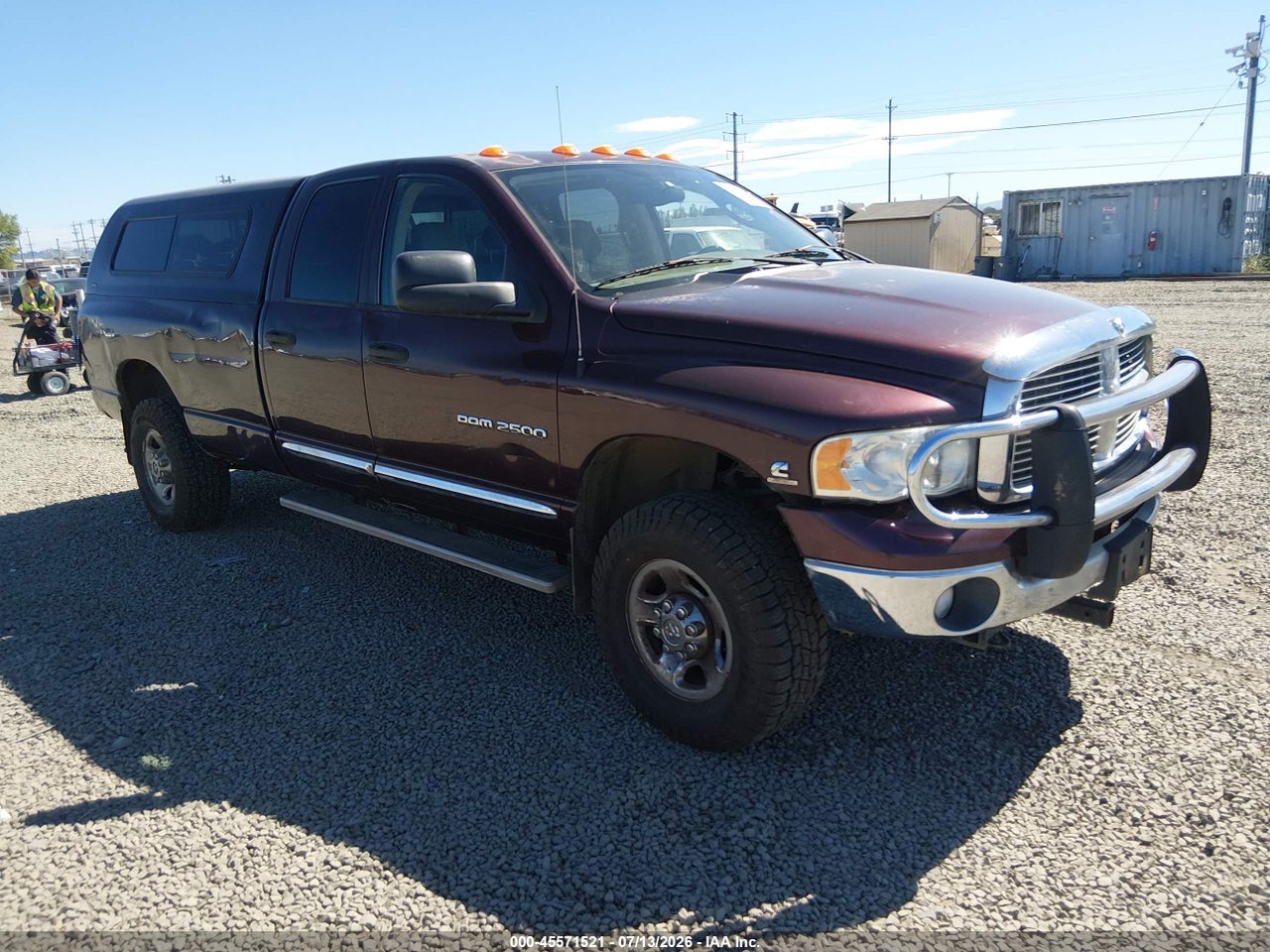 3D7KS28C35G****** · 2005 DODGE RAM 2500 SLT/LARAMIE