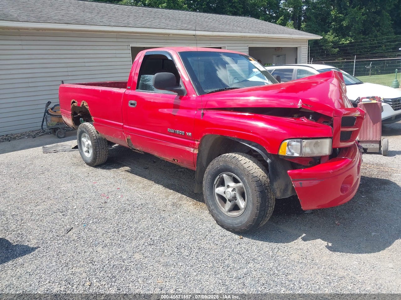 1B7HF16Z21S****** · 2001 DODGE RAM 1500 ST