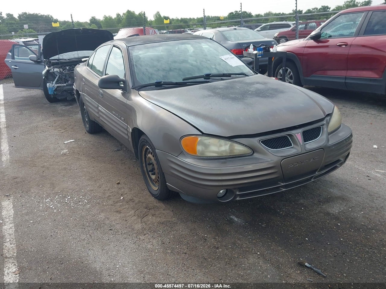 1G2NE52T21M****** · 2001 PONTIAC GRAND AM SE
