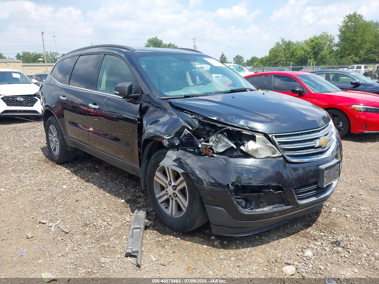 1GNKRGKD3FJ****** · 2015 CHEVROLET TRAVERSE LT