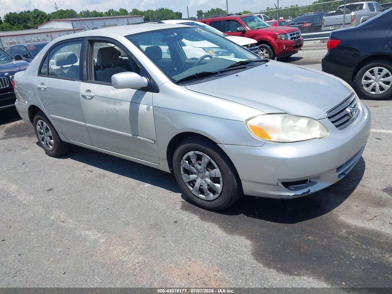 1NXBR32E33Z****** · 2003 TOYOTA COROLLA LE