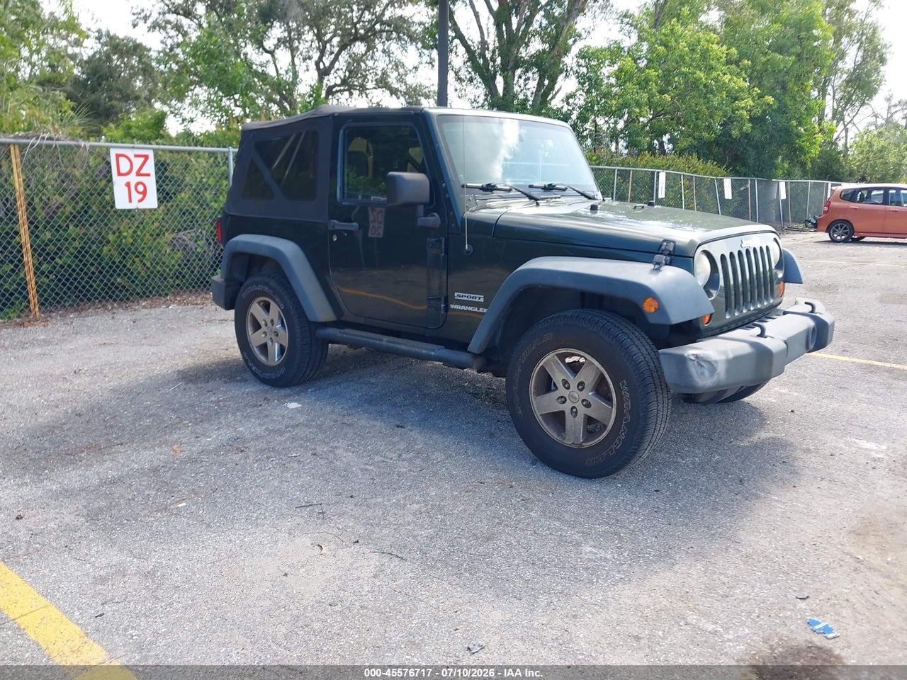 1C4AJWAG9CL****** · 2012 JEEP WRANGLER SPORT