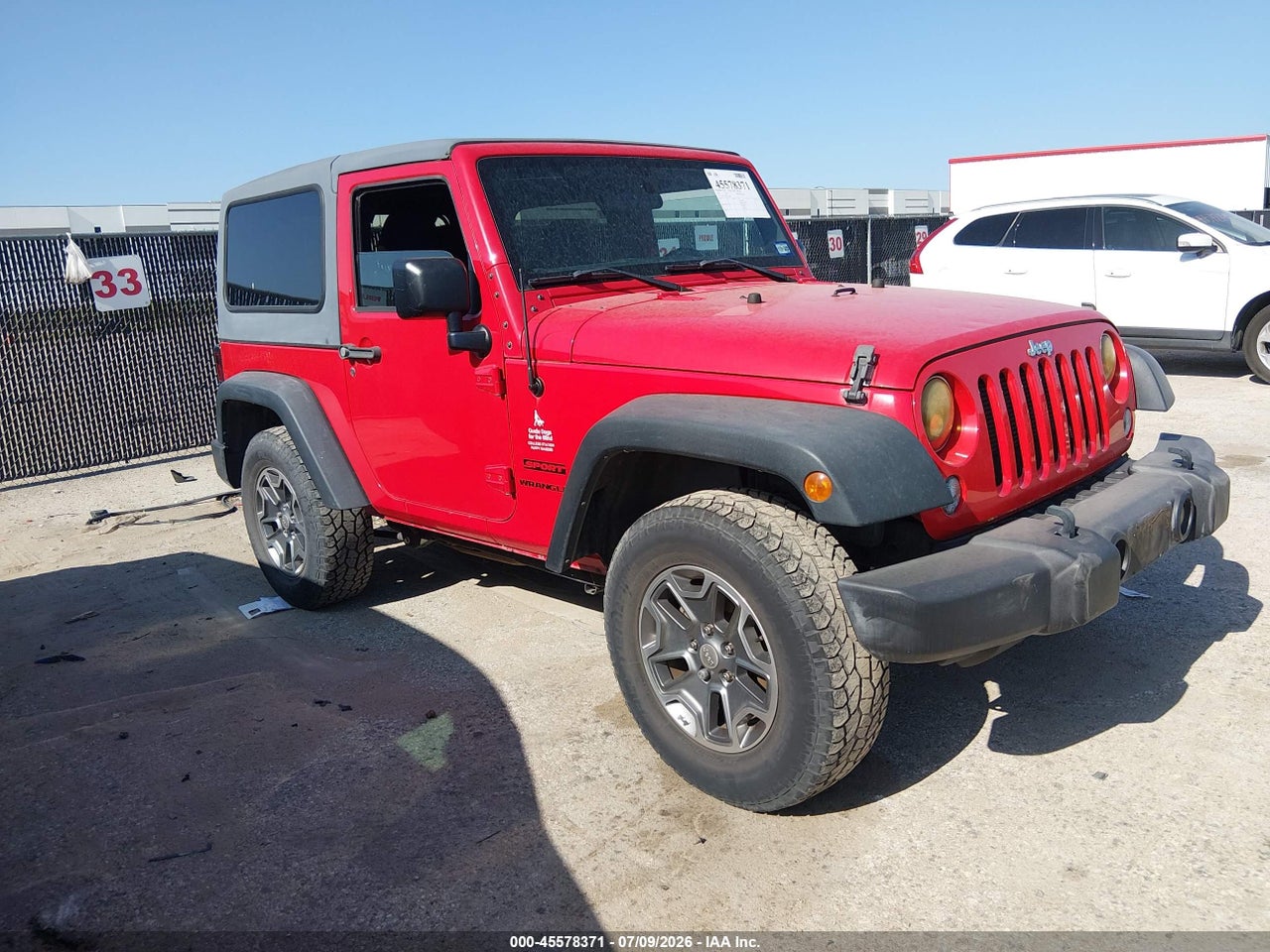 1C4AJWAG9GL****** · 2016 JEEP WRANGLER SPORT