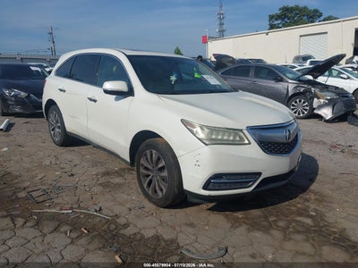 5FRYD4H47GB****** · 2016 ACURA MDX TECHNOLOGY   ACURAWATCH PLUS PACKAGES/TECHNOLOGY PACKAGE