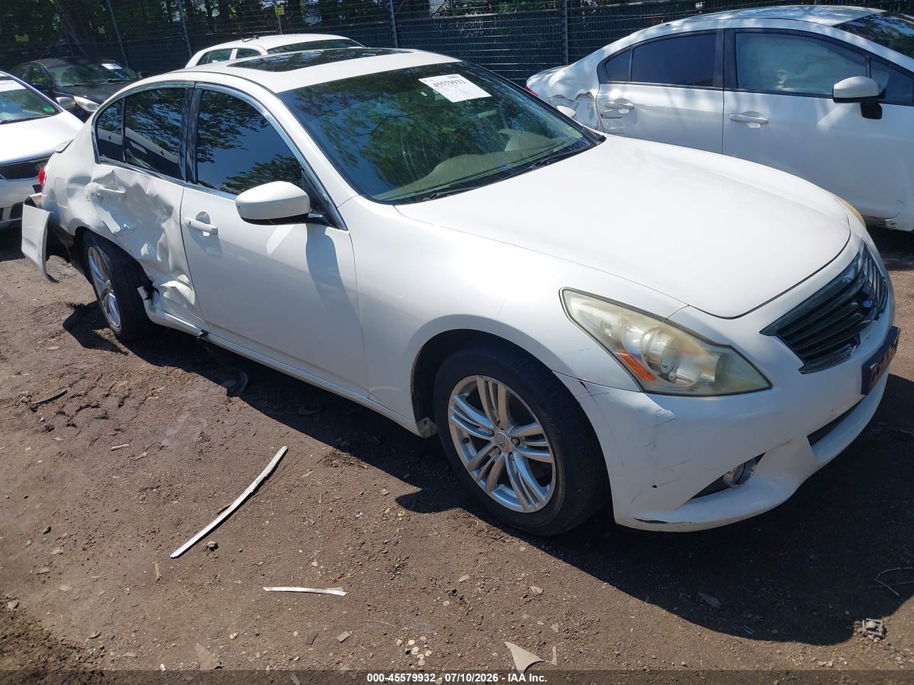 JN1DV6AR2CM****** · 2012 INFINITI G25X