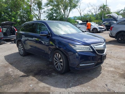 5FRYD3H43GB****** · 2016 ACURA MDX TECHNOLOGY   ACURAWATCH PLUS PACKAGES/TECHNOLOGY PACKAGE