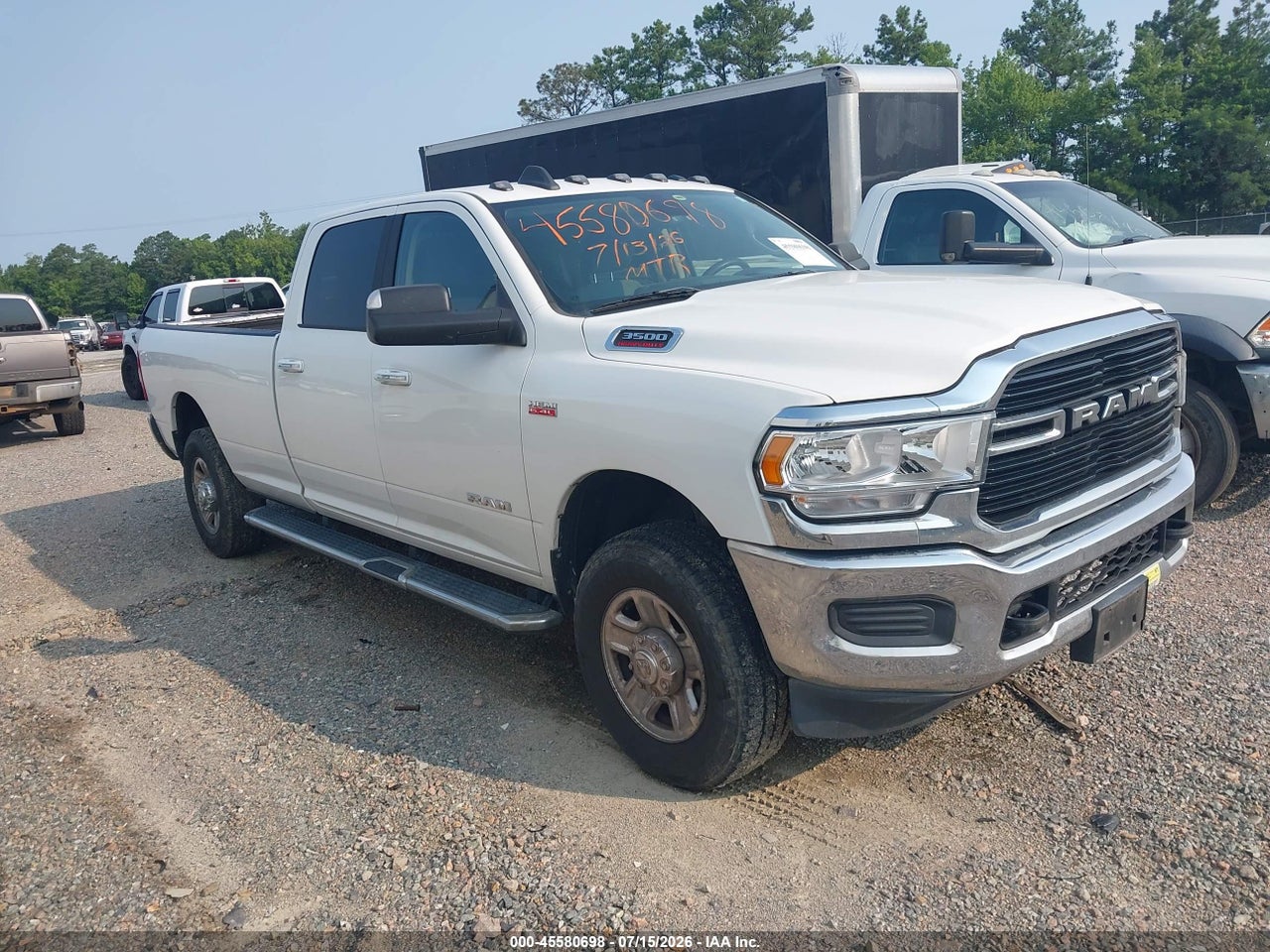 3C63R3HJ4KG****** · 2019 RAM 3500 BIG HORN  4X4 8' BOX