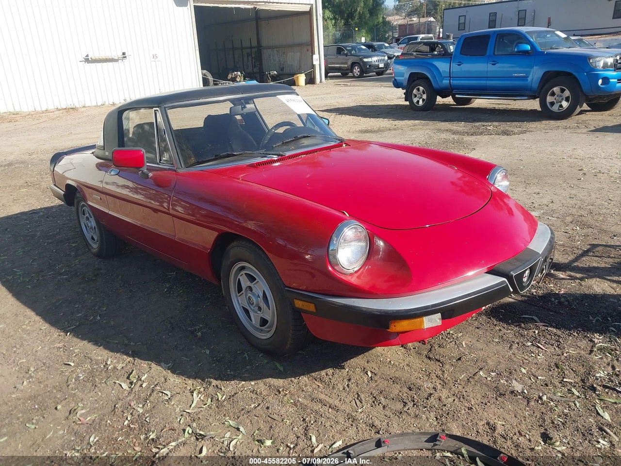 1986 ALFA ROMEO VELOCE 2000 SPIDER