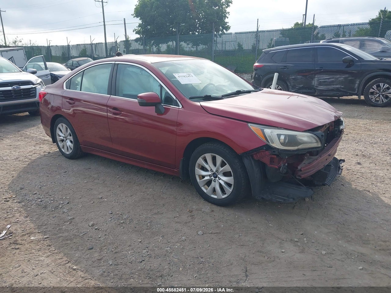4S3BNAF63H3****** · 2017 SUBARU LEGACY 2.5I PREMIUM