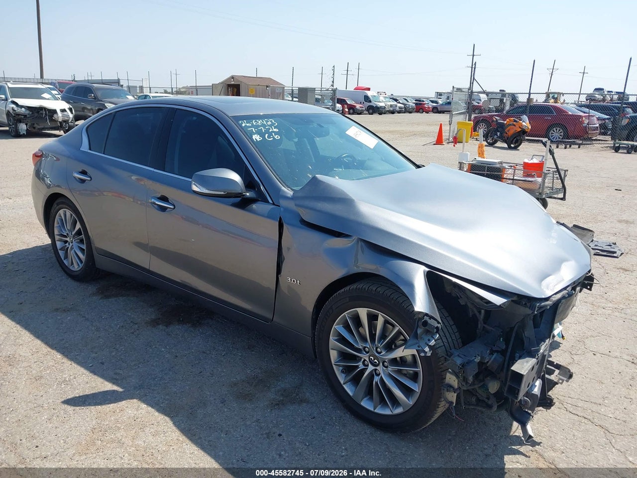 JN1EV7AP4KM****** · 2019 INFINITI Q50 3.0T LUXE